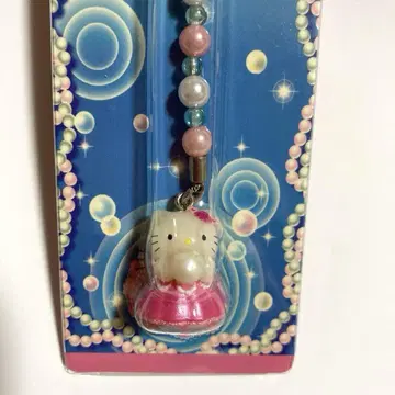지역 한정 키티 스트랩 이세시마 한정판 펄 hello kitty