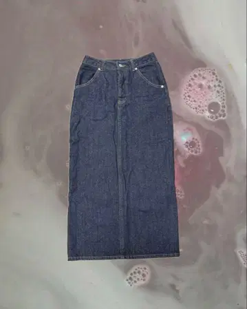 Discoat 롱 데님 스커트