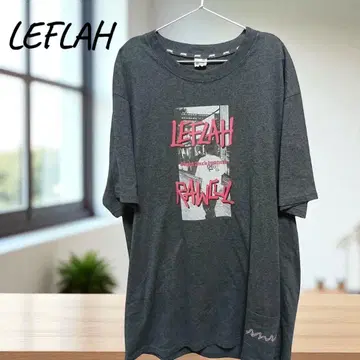 LEFLAH 그래픽 티셔츠 다크 그레이