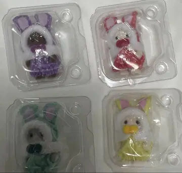 실바니아 패밀리 복권 컬러풀 토끼 코스튬 4종 세트