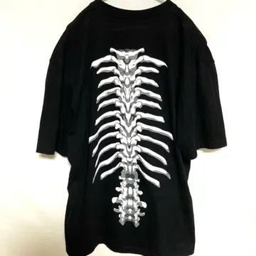 원오크 XL 사이즈 밴딩 티셔츠 ONE OK ROCK 블랙 해골
