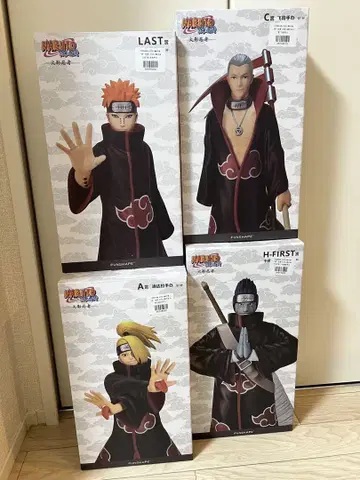 중국 한정 NARUTO 나루토 제일복권 아카츠키 4종 세트
