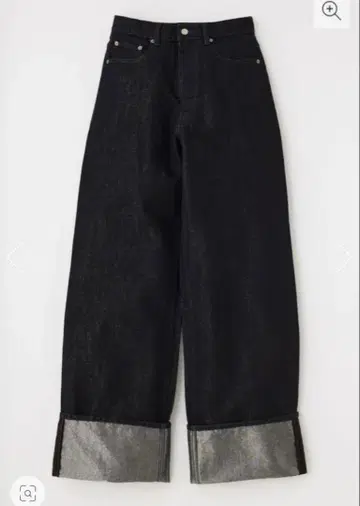 moussy GLITTER DENIM WIDE STRAIGHT