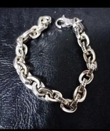 새상품 약 20cm 페이퍼 체인 silver925