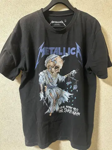 METALLICA 그래픽 티셔츠 M 사이즈