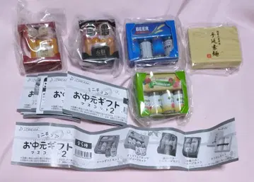 미니어처 오츄겐 기프트 마스코트 2개, 총 5종, 미개봉