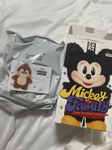 팝마트 POP MART 디즈니 봉제 인형 키링 칩