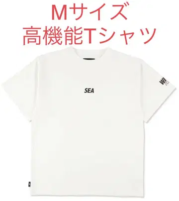 WIND AND SEA 오로라 로고 S/S 티셔츠 화이트 M