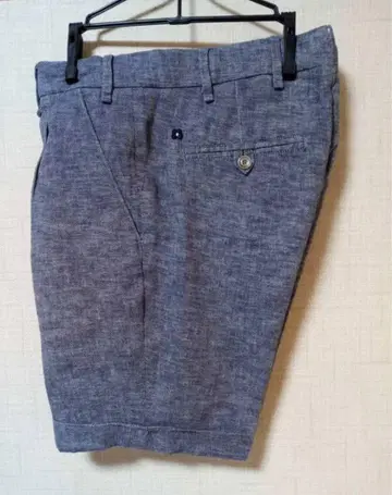 새상품급 LARDINI 30 사이즈 블루 계열 숏 팬츠