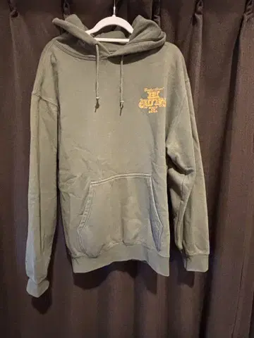 HUF 올리브 그린 후드티 L