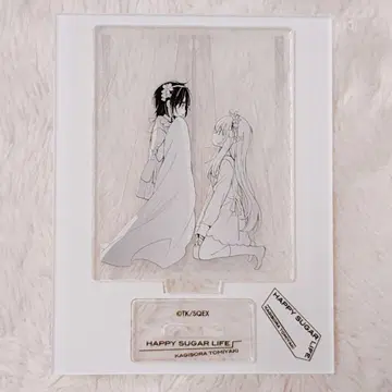 해피 슈가 라이프 10주년 트레이딩 아크릴 디오라마 사토 & 시오