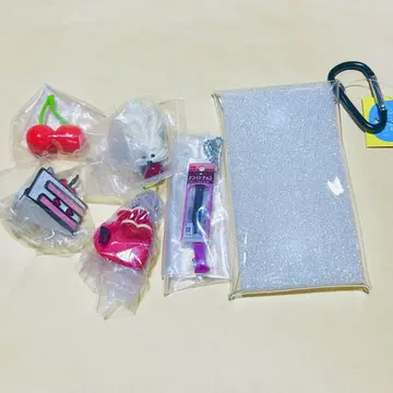 가챠 파우치 가챠 체리 초코 케이크 휘핑 강아지의 생활