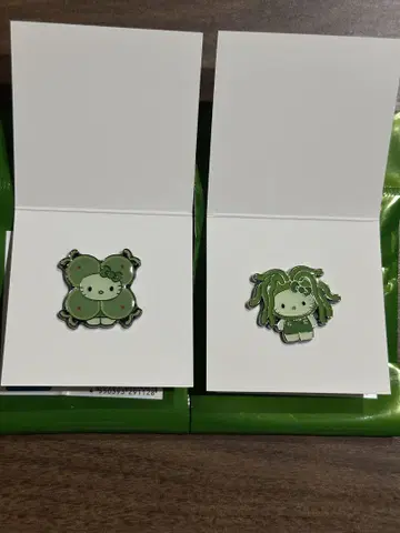 만박 일본관 키티 핀 배지