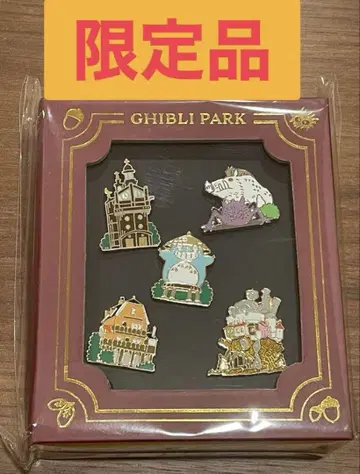 지브리 파크 마녀의 계곡 오픈 기념 핀 배지