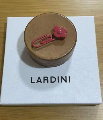 [최저가] 라르디니 클립형 부토니에르 라펠 핀 LARDINI 빨간색