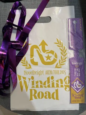 노벨브라이트 라이브 2025 winding road 은테이프 네임택