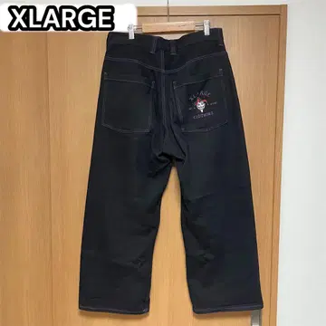 [ 사이즈 32 ] CONTRAST STITCH WIDE PANTS