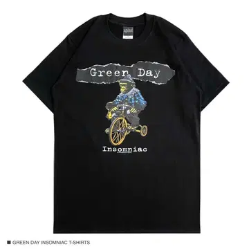 GREEN DAY 그린 데이 XL 반팔 티셔츠 락 밴드 티셔츠