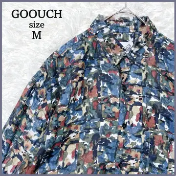새상품급 GOOUCH 구찌 린넨 올 패턴 셔츠 긴팔 M