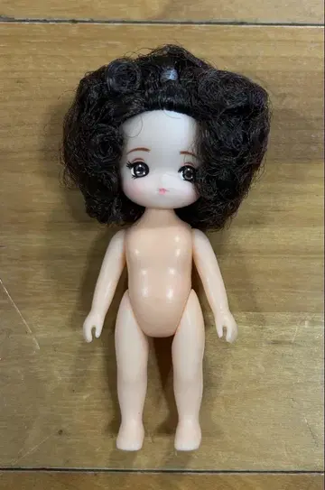 리카짱 캐슬 미키마키 인형 진한 브라운 컬리 미키짱 사