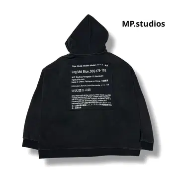MP.Studios 풀오버 후드티 블랙 사이즈 03
