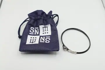 미사용 새상품 닥터 몬로 가죽 코드 팔찌 클리어