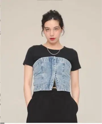 jeanasis [eLl 데님 버스티어