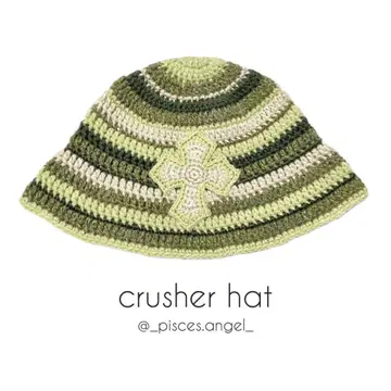 crusher hat 크로셰 모자 니트 모자 버킷 모자 비니