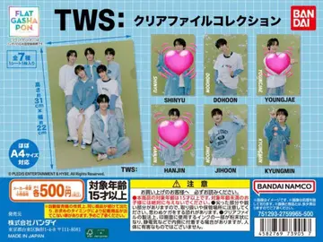 TWS 가챠가챠 클리어 컬렉션 집합 클리어 파일 4매 세트