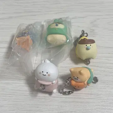 오문구와 함께 꼬집어 연결하는 마스코트 메지루시 액세서리