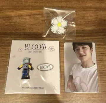 EXO D.O. 경수 BLOOM 배지 세트 트레이딩 카드