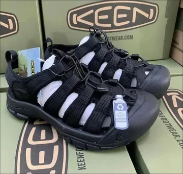 KEEN 23.5cm 블랙 샌들 아웃도어용