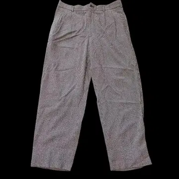 BARNEYS NEW YORK 와이드 슬랙스 시어서커 체크