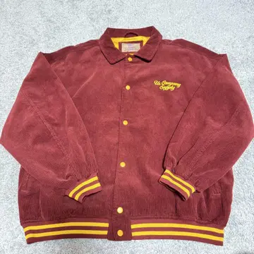 US COMPANY SUPPLY 빈티지 코듀로이 바시티 자켓