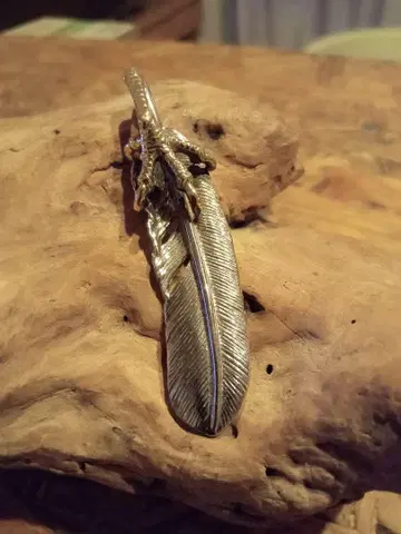 이글 발톱 깃털 특대형 깃털 발톱 깃털, 펜던트, 탑, 네이티브 깃털