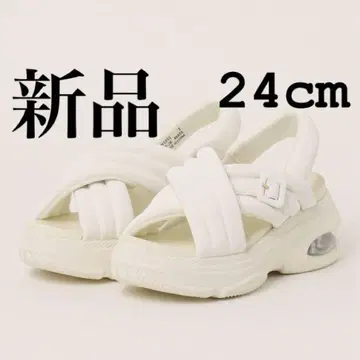화이트 샌들 24cm ABC SELECT 에이비씨셀렉트