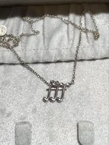 fff silver 목걸이