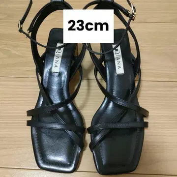 다이애나 DIANA 블랙 검정 샌들 23cm