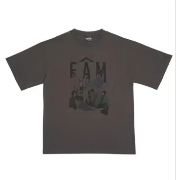 미사용 새상품 FAM timelesz 티셔츠 차콜 그레이