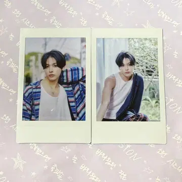 NCT WISH 사진전 리쿠 랜덤 인스턴트 포토 카드 2장