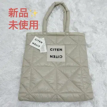 신품 미사용 CITEN (시텐) 패벳 토트백 퀼팅 택 포함