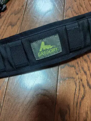 GREGORY 스피어 숄더벨트 구형 택 블랙