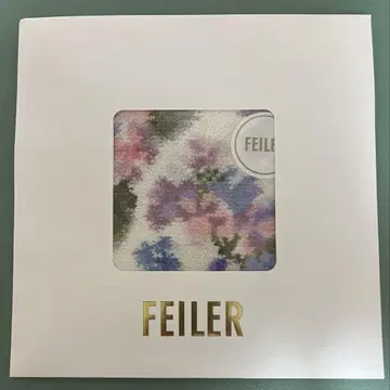 FEILER 손수건 레인즈 기프트 25cm 새상품 미사용 기프트 BOX
