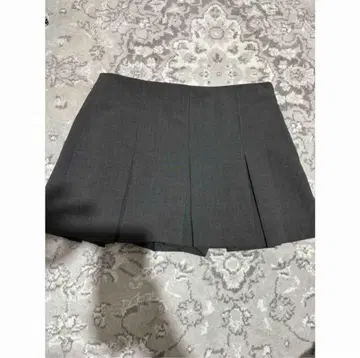 그레이 플리츠 스코트 Zara