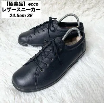 컨디션 최상] 에코 가죽 스니커즈 24.5cm 3E
