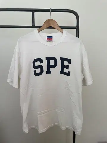 스페어자 SPE 빅 티셔츠 챔피온 바디 화이트 M