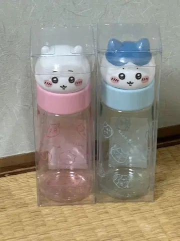 미개봉 치이카와 (먼작귀) 하치와레 얼굴 마이 보틀 2개 세트