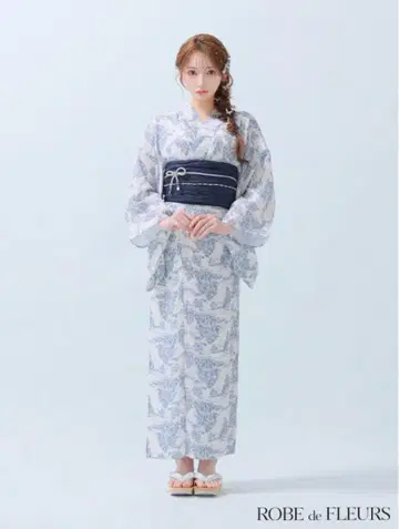 ROBE de FLEURS 꽃무늬 유카타