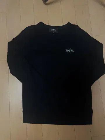 PHATRNK 팻랭크 블랙 긴팔 티셔츠 롱T M