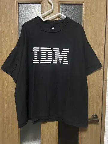 is-ness IDM 티셔츠 블랙 프리 사이즈